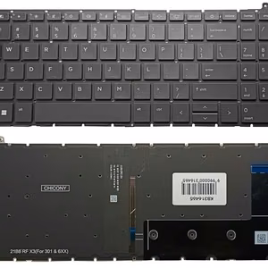 Klaviatuur HP Elitebook 860 G9, 865 G9, 860 G10, 865 G10, with backlight, US