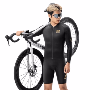 Rockbros YDCX008 Diamond Long Sleeve Cycling Jersey Size XXL - Black