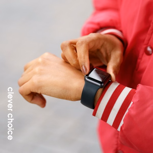 Crong Liquid rihm Apple Watch 44 / 45 / 46 / 49 mm kellale, punane