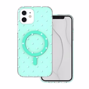 Bubble Dots Mag чехол для iPhone 11, зеленый