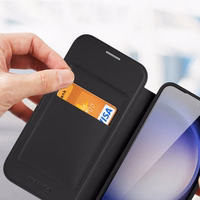 Dux Ducis Skin X Pro ümbris jaoks Samsung S24+ with magnetic ring and flap - must