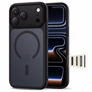 Tech-Protect Magpeak Magsafe CC Ümbris jaoks iPhone 17 Pro - Matte must