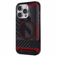 Audi IML Sport MagSafe Ümbris iPhone 14 Pro Max 6.7" must/must hardcase AU-IMLMIP14PM-RSQ/D2-BK