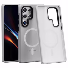 Spacecase Hybrid Fusion Mag ümbris Galaxy S25 Ultra valge