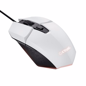 Trust GXT 109W Felox - 6400 DPI optiline mänguhiir (valge)