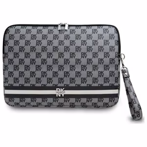 DKNY Ümbris Checkered Pattern Printed Stripes 14" Laptop Ümbris - must