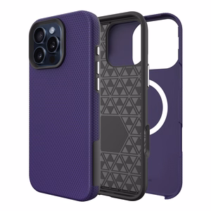 Чехол Perfectionists Triangle Mag для iPhone 14 Pro фиолетовый