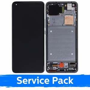 LCD Ekraan Ühildub Xiaomi Mi 11 Ultra Koos Frame / Ceramic Must / (Service Pack)