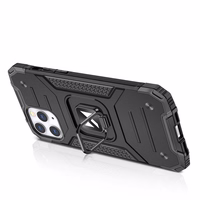 Wozinsky Ring Armor Case Kickstand Tough Rugged Cover iPhone 13 Pro Max jaoks hõbedane
