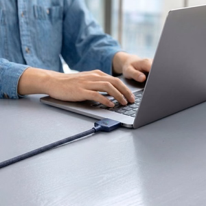 Tech-Protect MMC01 Ultraboost USB-C / USB-C MagSafe 3 140W 200cm kaabel MacBook - tumesinine