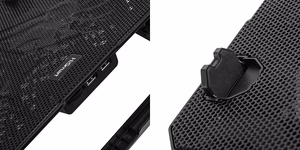 Laptop Cooling Pad HISMART koos 5 Adjustment Positions