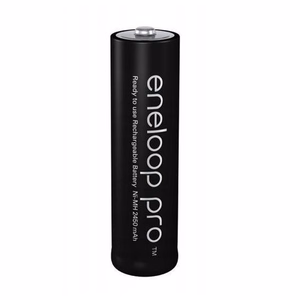 Laetavad patareid PANASONIC ENELOOP PRO AAA 930 mAh 4 tk + ümbris (BK-4HCDE/4CP+CASE)