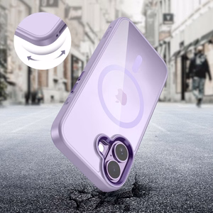 Tech-Protect MagMat MagSafe Ümbris jaoks iPhone 17 - Läbipaistev Purple