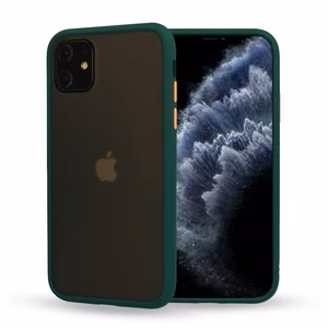 Vennus Color Button Bumper jaoks Samsung Galaxy A20S Roheline