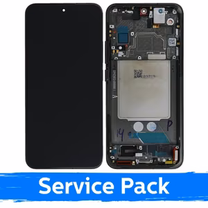 LCD ekraan ühilduv Xiaomi 13 raamiga / must / (Service Pack)