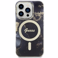 Guess GUHMP14XHTMRSK iPhone 14 Pro Max 6.7" must/must hardcase Golden Marble MagSafe