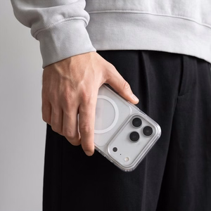 Tech-Protect MagStand MagSafe CC ümbris mudelitele iPhone 18 Pro / 17 Pro, läbipaistev