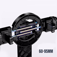 Blavec Selfie Stick Aluminium Fusion P-07 Magsafe tripod + remote control + 2 lamps 1,4 metres (SSFP07-MTR2LB14) must