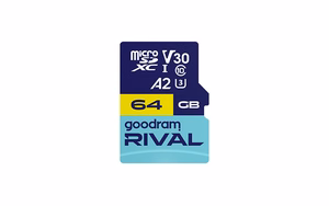 Goodram memory card Rival M2AA Micro SDXC 64GB UHS-I U3 A2 V30 170 / 120 MB/s