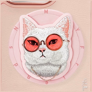 Nimmy Glasses Cool Cat MagSafe Ümbris jaoks iPhone 16 Pro Max - Roosa