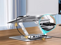 Reguleeritav sülearvuti alus + USB-C HDMI jaotur Unitek D1109B01 PD 100W