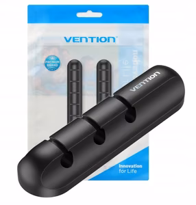 Vention 5 pordiga kaabliorganisaator, 2 tk, must