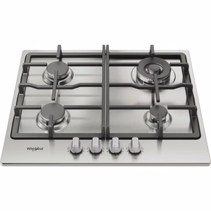 Whirlpool TGML 661 IX R sisseehitatud roostevabast terasest gaasipliit, 58 cm, 4 tsooni