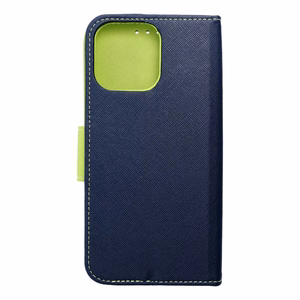 FANCY Kaaned Ümbris jaoks IPHONE 16 Pro Max tumesinine / lime