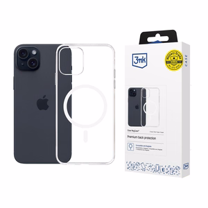 3mk Clear MagCase jaoks Apple iPhone 15 - läbipaistev