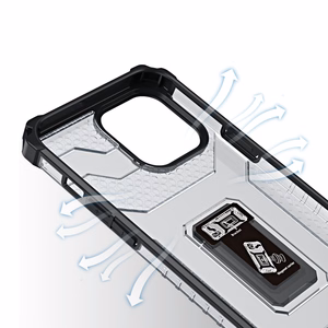 Crystal Ring Case Kickstand Tough Rugged Cover for iPhone 13 Pro Max punane