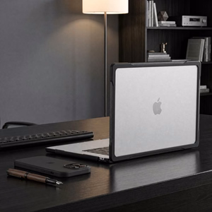 Tech-Protect Velar Case for MacBook Air 15" 2023 / 2024 / 2025 / 2026 - Transparent Black