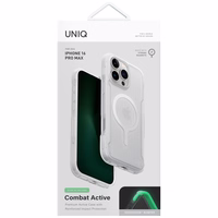 Uniq Combat Active Magclick Charging Ümbris jaoks iPhone 16 Pro Max - Valge
