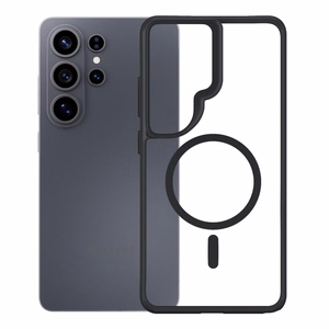 3mk Satin Armor MagCase for Samsung Galaxy S26 Ultra - läbipaistev must