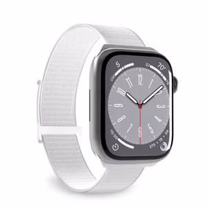 Puro Sport nailonrihm Apple Watch 42 / 44 / 45 / 49 mm kellale, valge
