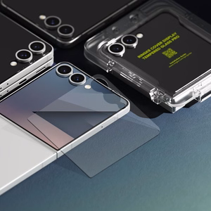 Ringke Cover Display Easy Slide Tempered Glass 2-pack for Samsung Galaxy Z Flip 7 - Transparent