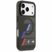 BMW M IML Metal Buttons Tricolor Lines MagSafe Ümbris jaoks iPhone 17 Pro Max - must