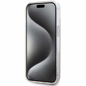 DKNY IML Mono & Stripe MagSafe ümbris jaoks iPhone 15 / 14 / 13 - roosa