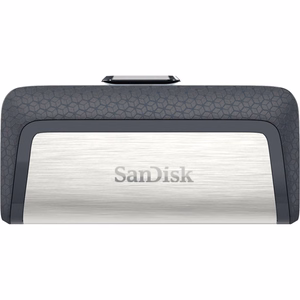 Sandisk Ultra Dual Drive USB Type-C USB flash drive 32 GB USB Type-A / USB Type-C 3.2 Gen 1 (3.1 Gen 1) must,hõbedane