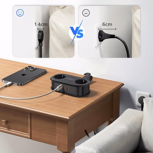 Orico AP3 20W GaN 5in1 Power Strip 2x AC + 2x USB-A + 1x USB-C - Black