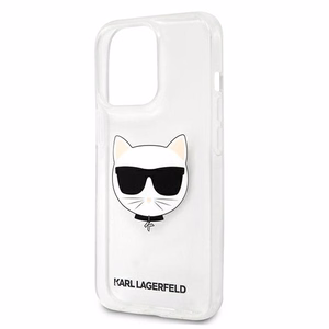 Karl Lagerfeld Choupette Head чехол для iPhone 13 Pro Max - прозрачный