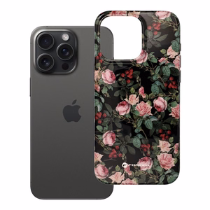 Ümbris jaoks iPhone 15 PRO MAX Forcell F-Protect Mirage compatible with Magsafe Military Drop-Test rose drama