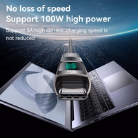 Yesido Adapter OTG GS24 - Typ C (male) to Type C (female) - with LCD display must