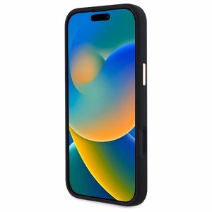 Guess Silicone Logo Strass 4G Ümbris jaoks iPhone 16 - must