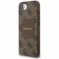 Guess 4G Circle Classic Logo MagSafe ümbris jaoks iPhone 16e - brown