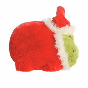 Grinch Spudsters jõuluvana kostüümis plüüslelu/padi, 25 cm