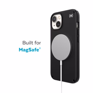 Speck Presidio2 Pro MagSafe ümbris seadmele iPhone 15 Plus / 14 Plus, Microban mikroobivastase kaitsega, Black / Black / White värvikombinatsioon
