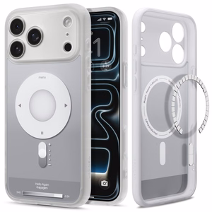 Spigen Ultra Hybrid MagSafe ümbris iPhone 18 Pro / 17 Pro jaoks, hõbedane