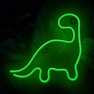 Neon LED Light DINOSAUR roheline NNE01 Neolia