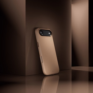 Pure Icon Mag Pro Liquid Silicone Ümbris jaoks iPhone 17 Air, MagSafe Compatible, with Camera Protection and Aluminum Buttons - Brown