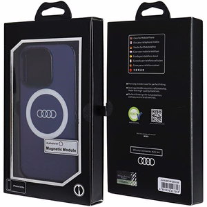 Audi IML Big Logo MagSafe ümbris jaoks iPhone 14 Pro - sinine
